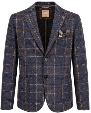 Bob Jassen ,Blauw ,Wol Harlow Jas