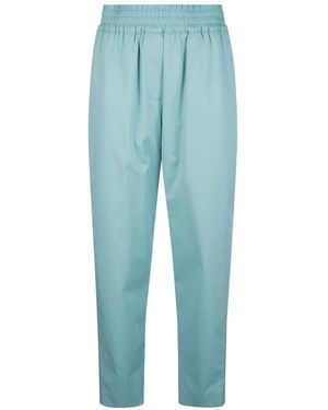 Eleventy Broeken ,Groen ,Katoen Tes 0G125 Broek - Blauw