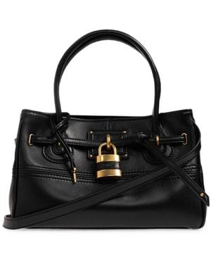 Chloé Tassen ,Zwart ,Leer Paddington Leren Tote