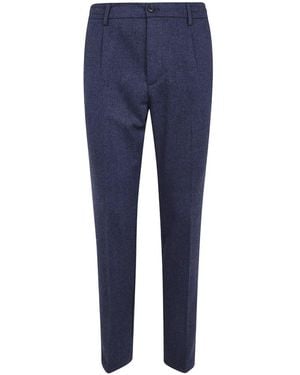 Cruna Slim-Fit Trousers - Azul