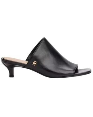 Tommy Hilfiger Heeled Mules - Negro