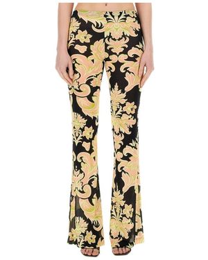Etro Wide Trousers - Metallic
