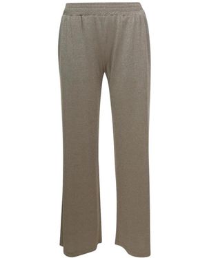 no man's land Wide Trousers - Grigio