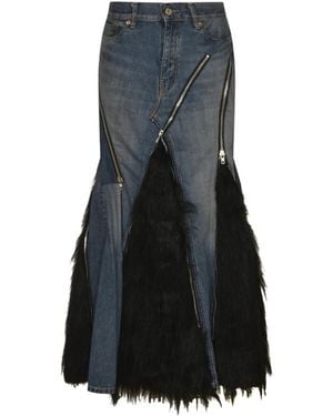 Junya Watanabe Denim Skirts - Nero
