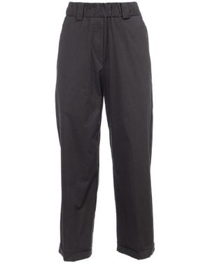 Le Tricot Perugia Slim-Fit Trousers - Grey