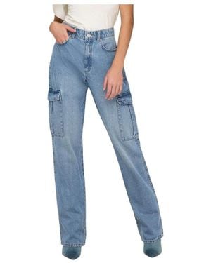 ONLY Riley Cargo Jeans - Blau