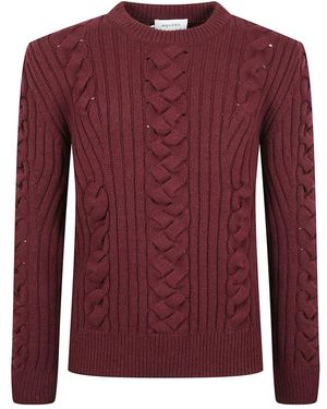 McQueen Cashmere Knitwear - Red