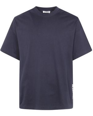 Jil Sander Tops ,Zwart ,T-Shirts - Blauw