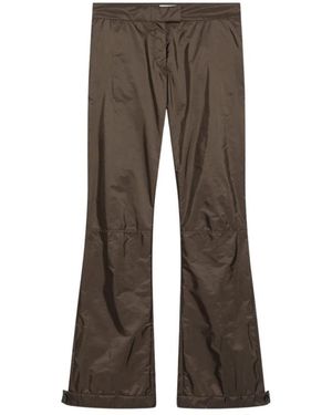 Miu Miu Straight Trousers - Marrón