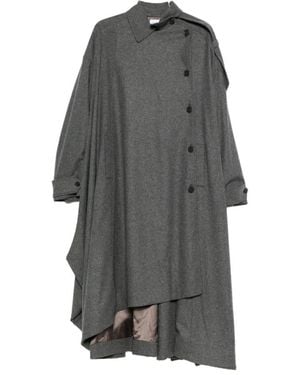 THE NINA STUDIO Double-Breasted Coats - Gray