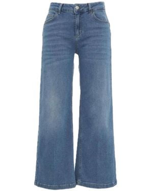 Liu Jo Cropped Jeans, Mujer, Talla - Azul