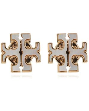 Tory Burch Kira Stud Oorbellen - Metallic