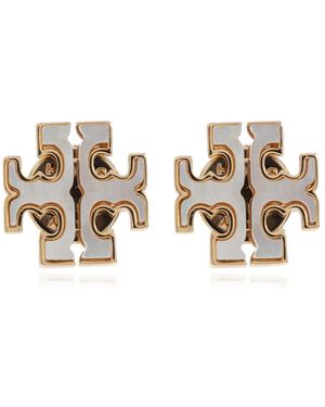 Tory Burch Kira Stud Oorbellen - Metallic