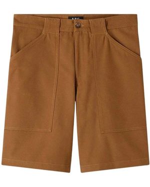 A.P.C. Casual Shorts - Marrone