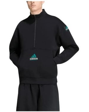 adidas Fitness ,Zwart ,Katoen Equipment Spacer Half-Zip