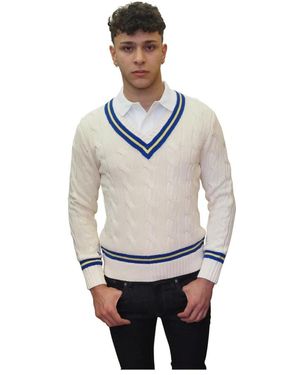 Ralph Lauren V-Neck Knitwear - Gris
