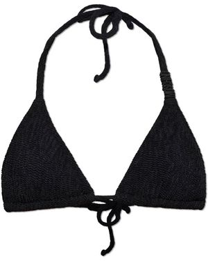 Moschino Triangle Bikini Top - Zwart