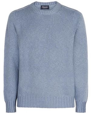 Drumohr Round-Neck Knitwear - Blue