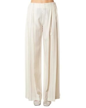 Semicouture Broeken ,Wit ,Pantalone Adelina - Naturel