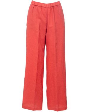 Aspesi Wide Trousers - Rojo