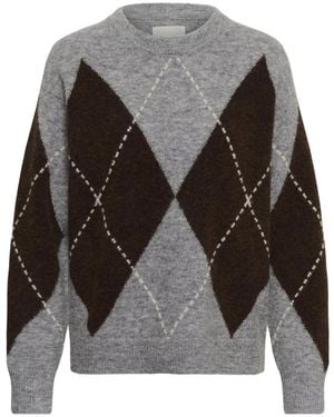 Part Two Round-Neck Knitwear - Gris