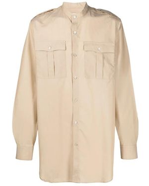 Dries Van Noten Overhemden ,Bruin ,Casual Shirts - Naturel