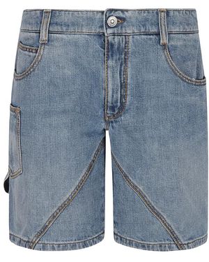 Ermanno Scervino Denim Shorts - Blue
