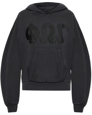 Fear Of God Hoodies & Sweatvesten ,Grijs ,Katoen Katoenen Hoodie - Zwart
