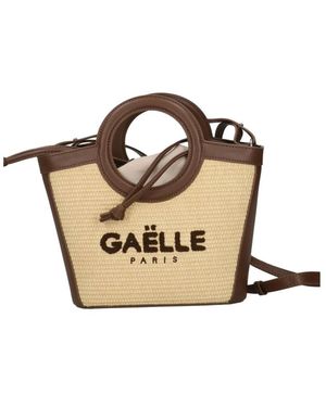 Gaelle Paris Tassen ,Bruin ,Mini Shopper - Metallic