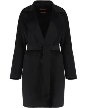 Max Mara Belted Coats - Negro