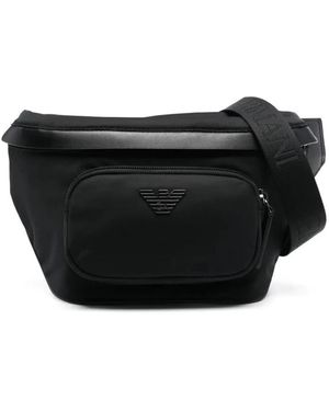 Emporio Armani Tassen ,Zwart ,Logo Belt Bag