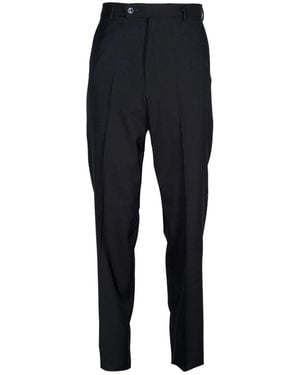 Gabriele Pasini Broeken ,Zwart ,Slim-Fit Broek