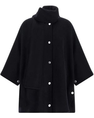 Pinko Jassen ,Blauw ,Wol Caban - Zwart