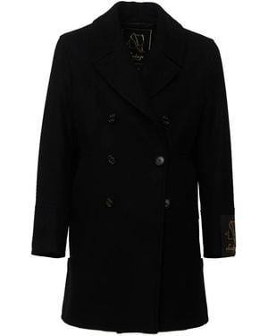 Sealup Double-Breasted Coats - Nero