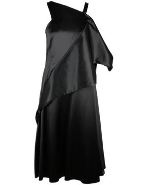 Noir Kei Ninomiya Asymmetrisches Kleid - Schwarz