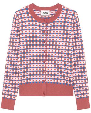 Alpha Studio Cardigans - Rojo