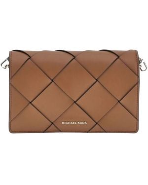 Michael Kors Umhängetasche Mit Klappenverschluss - Braun