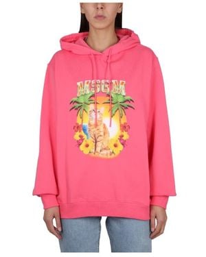 MSGM Hoodies - Rosa