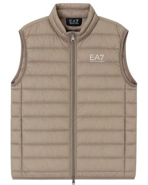 EA7 Waistcoats - Natural