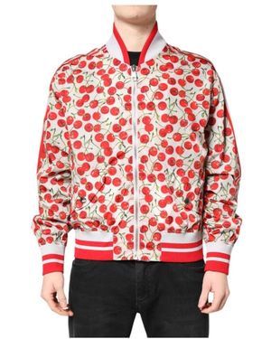 Dolce & Gabbana Bomber Jackets - Red