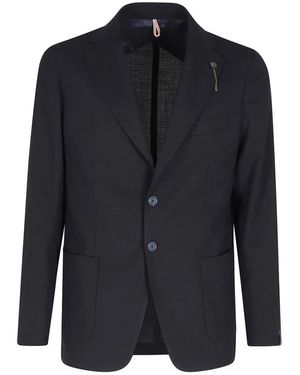 Santaniello Jassen ,Blauw ,Leer Opsak Blazer