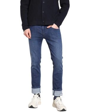 Mason's Slim Fit Denim Hose Blau