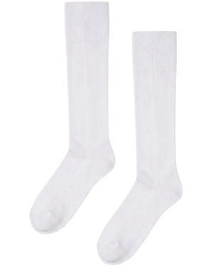 Wolford Kniestrümpfe Aus Baumwollmischung - Weiß