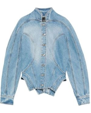 Mugler Denim Jackets - Azul