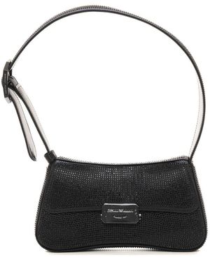 Emporio Armani Diamant kleine tasche mit top-griff - Schwarz