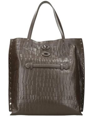 Zanellato Tassen ,Bruin ,Leer Tote Bag