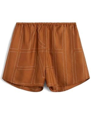 TOTEME Short Shorts - Brown