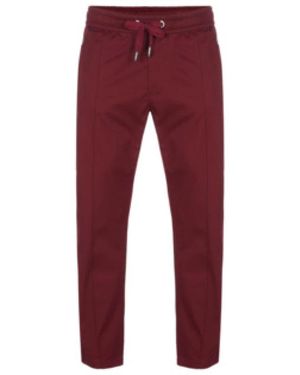 Dolce & Gabbana Burgunder Baumwoll Jogger Sweatpants - Rot