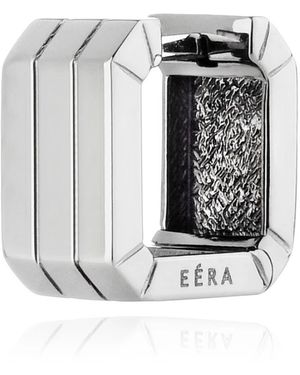 Eera Accessoires ,Grijs ,Enkele Oorbel Candy - Zwart