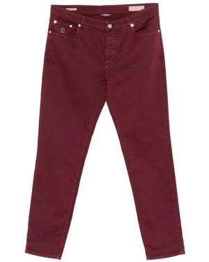 Brunello Cucinelli Straight Jeans - Rojo